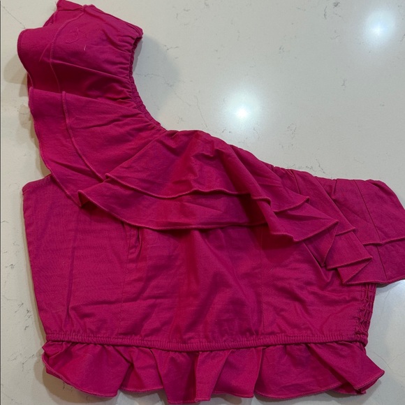 Show Me Your MuMu Fuchsia Ruffled set - Picture 5 of 7